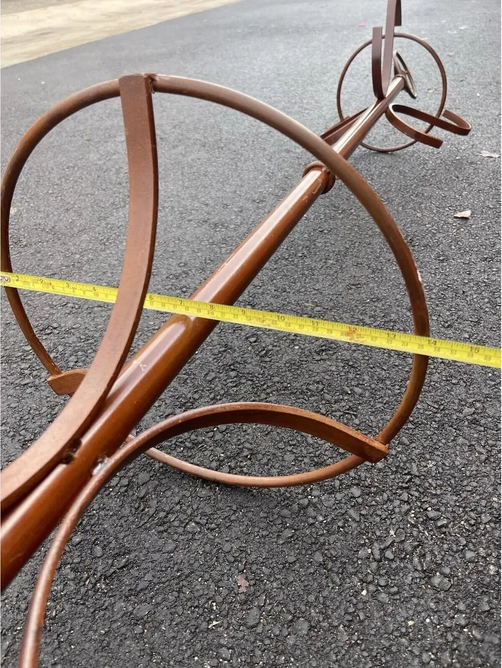 Vintage Iron Coat Rack Hat Stand Lone Star Western Texas Style Floor